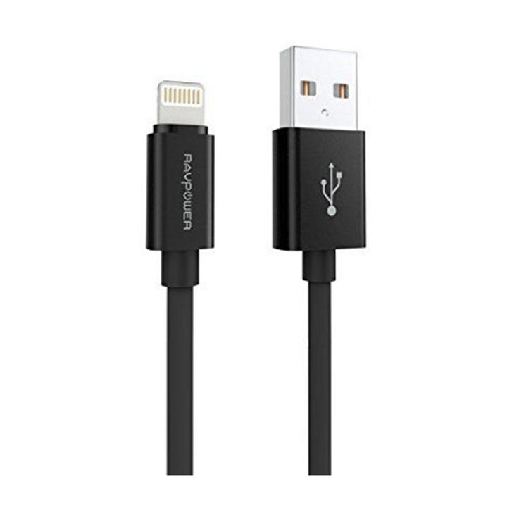 کابل تبدیل USB به لایتنینگ راو پاور مدل RP-CB030 طول 1 متر RAVPower RP-CB030 USB To Lightning Cable 1m